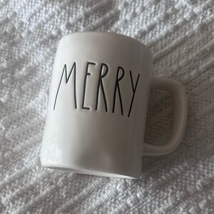 Rae Dunn White 'Merry' Mug